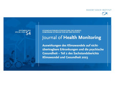 Titelblatt des Journal of Health Monitoring