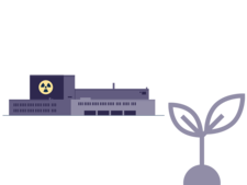 Kerntechnische Anlage und Umwelt (Symbolbild)