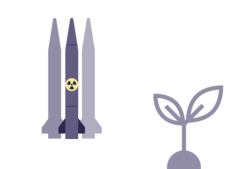 Nuklearwaffen und Umwelt (Symbolbild)