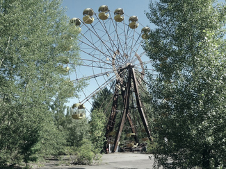 Verlassenes Riesenrad in Prypjat (bei Tschernobyl) (Bild anzeigen)